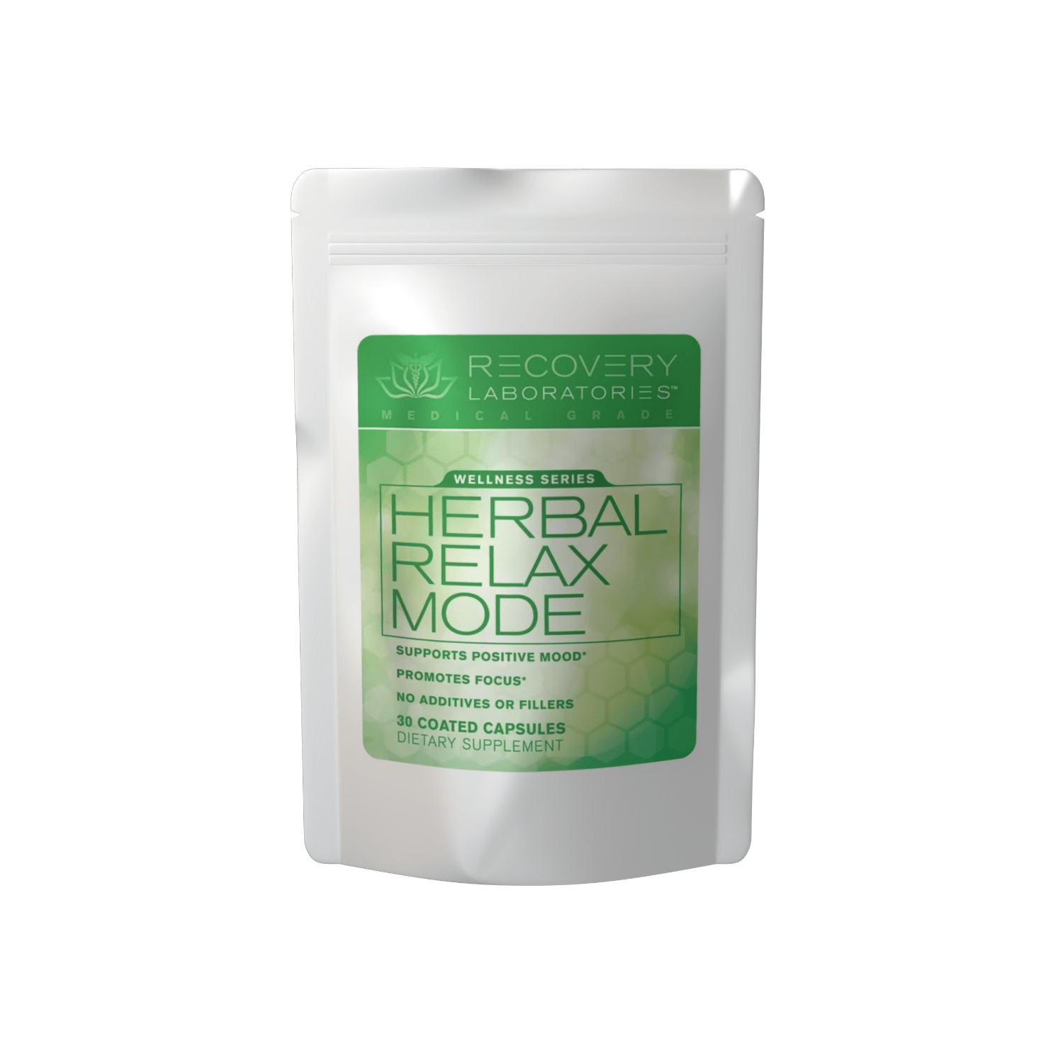 Herbal Relax Mode Supplement package front