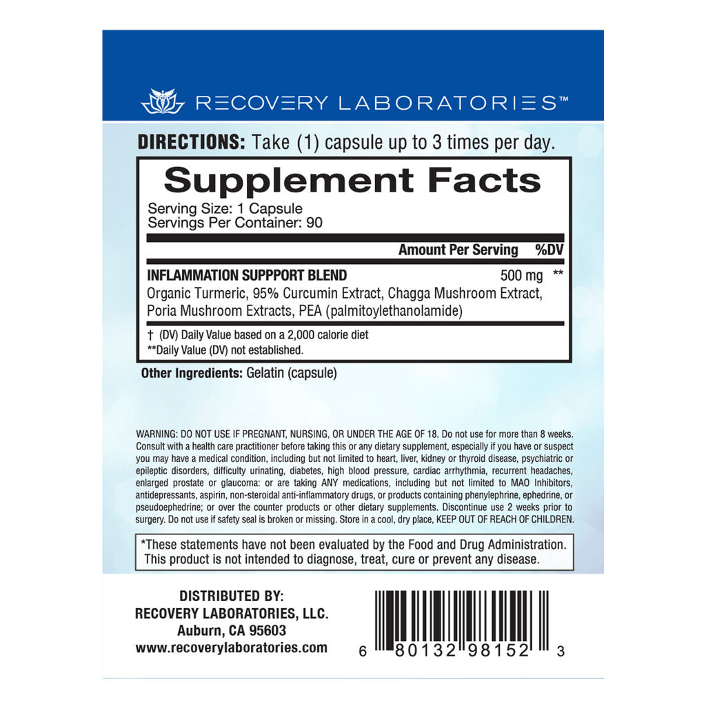Inflammation Support Supplement Facts