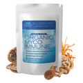 Organic Myco Immune Supplement with ingredients displayed