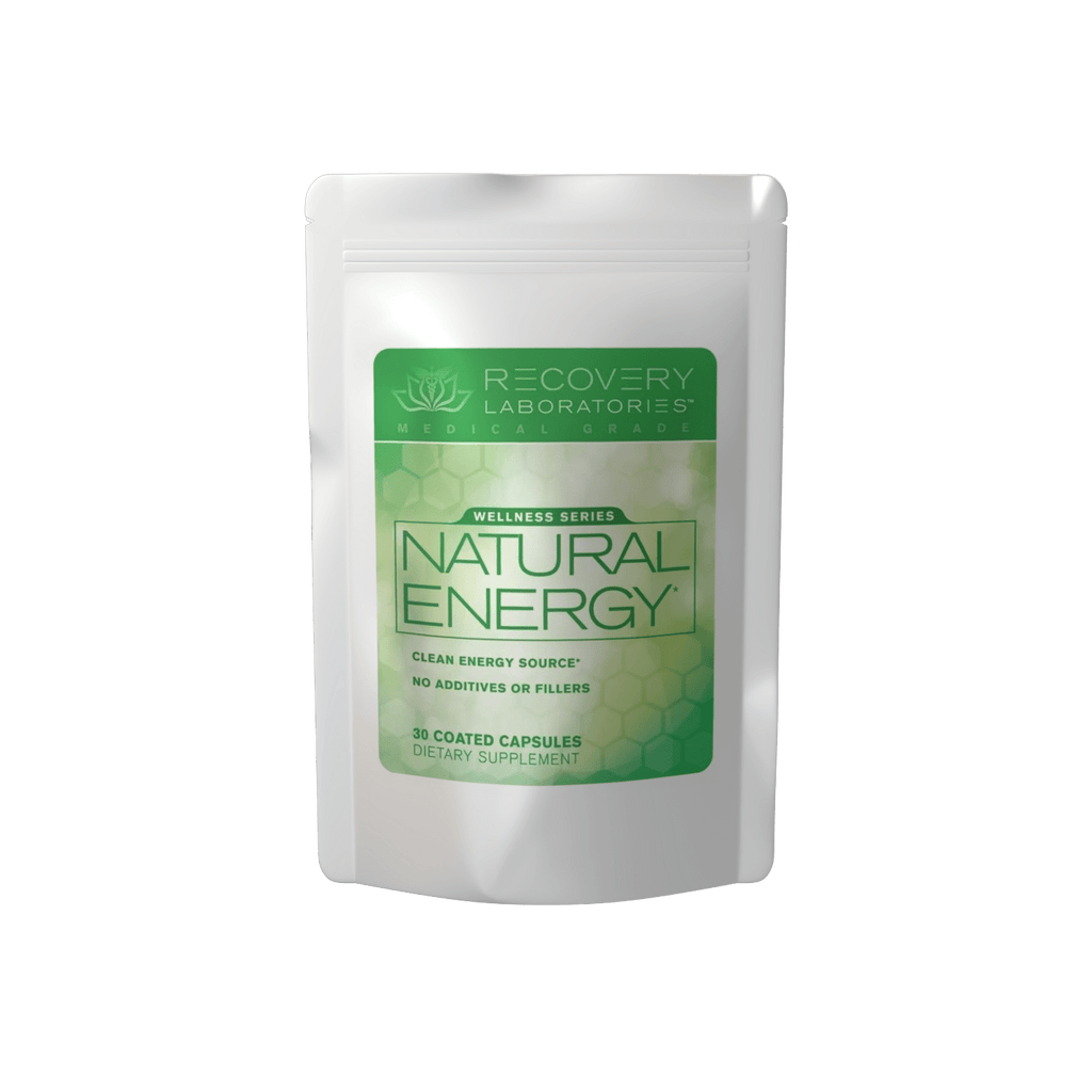 Natural Energy Supplement Package Front
